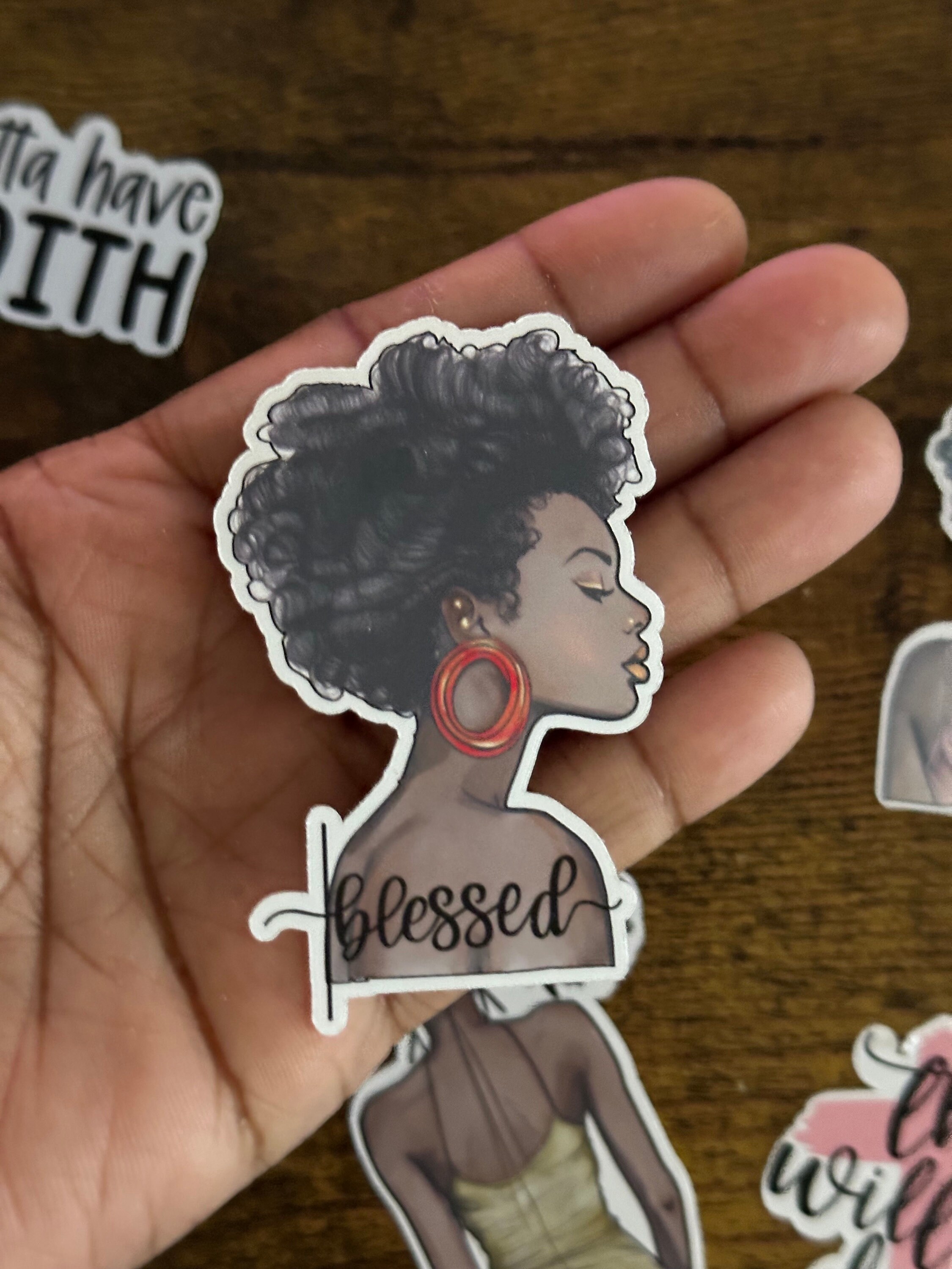 First Lady Sticker Pack - Black Girl Planner Stickers - Black Woman ...