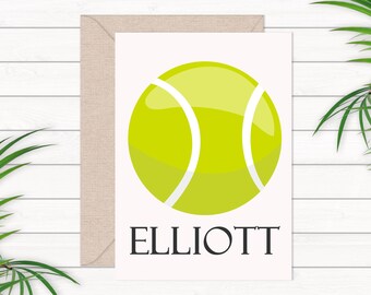Tennis Card Etsy Tennis Card Etsy