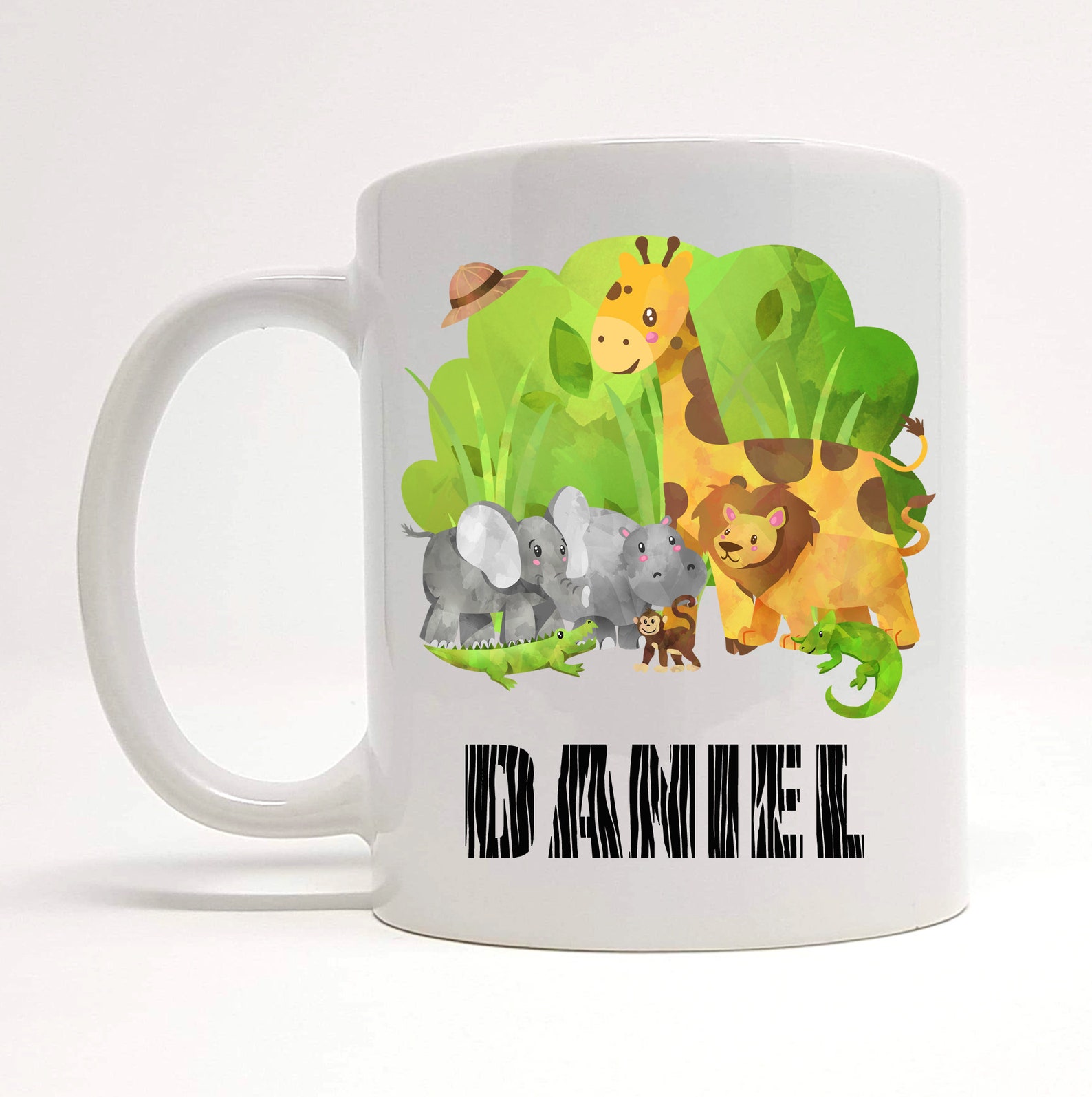 safari themed mug