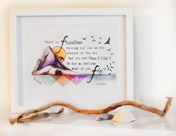 You Ask What If I Fall Oh But My Darling What If You Fly Etsy You Ask What If I Fall Oh But My Darling What If You Fly Etsy