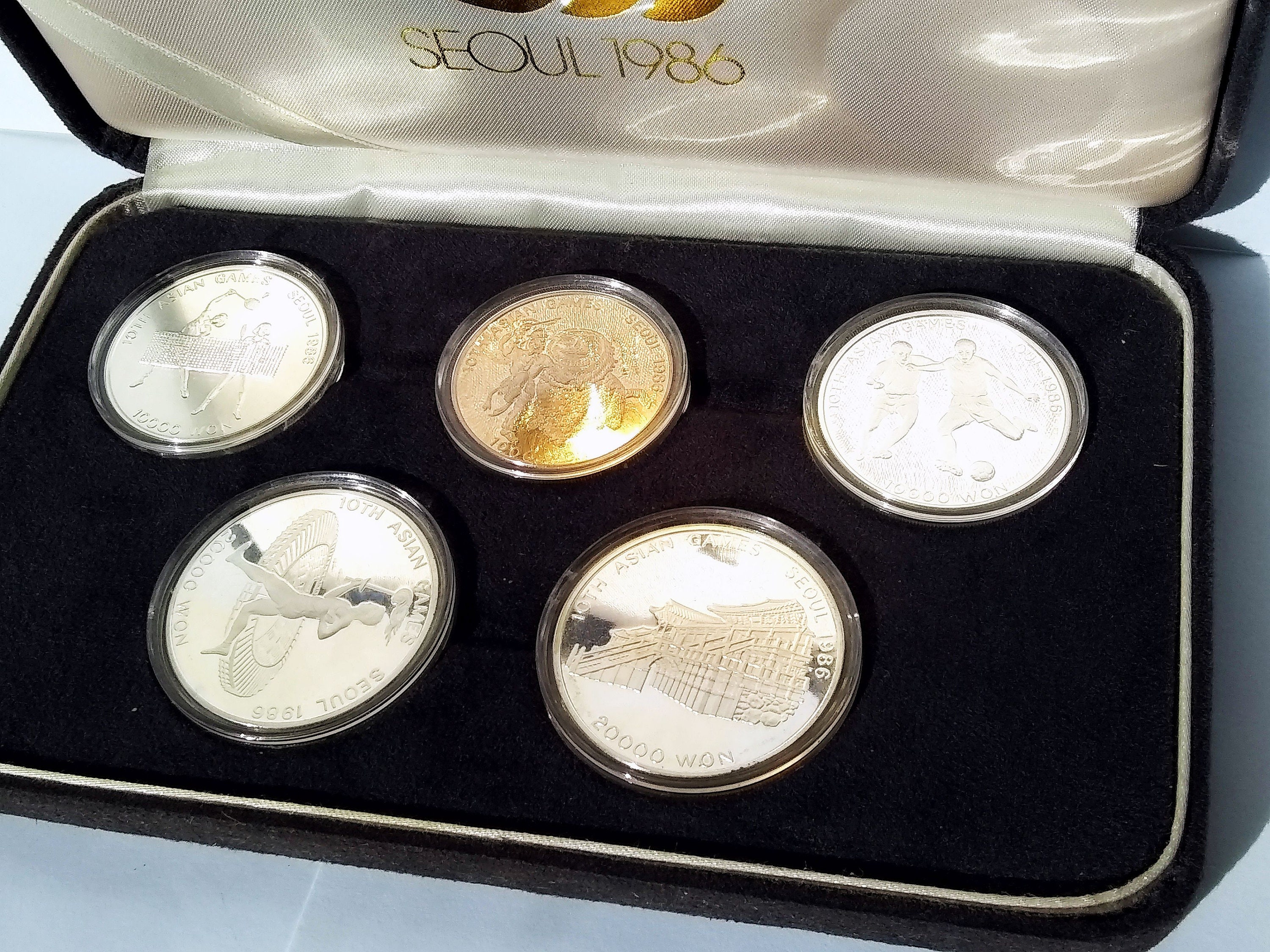 Rare Vintage 1986 Commemorative 10th Asian Games Korean 5