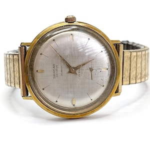 値下げ可　18k SARCAR ゴールド 腕時計 レザー Sarcar watch - Etsy 日本