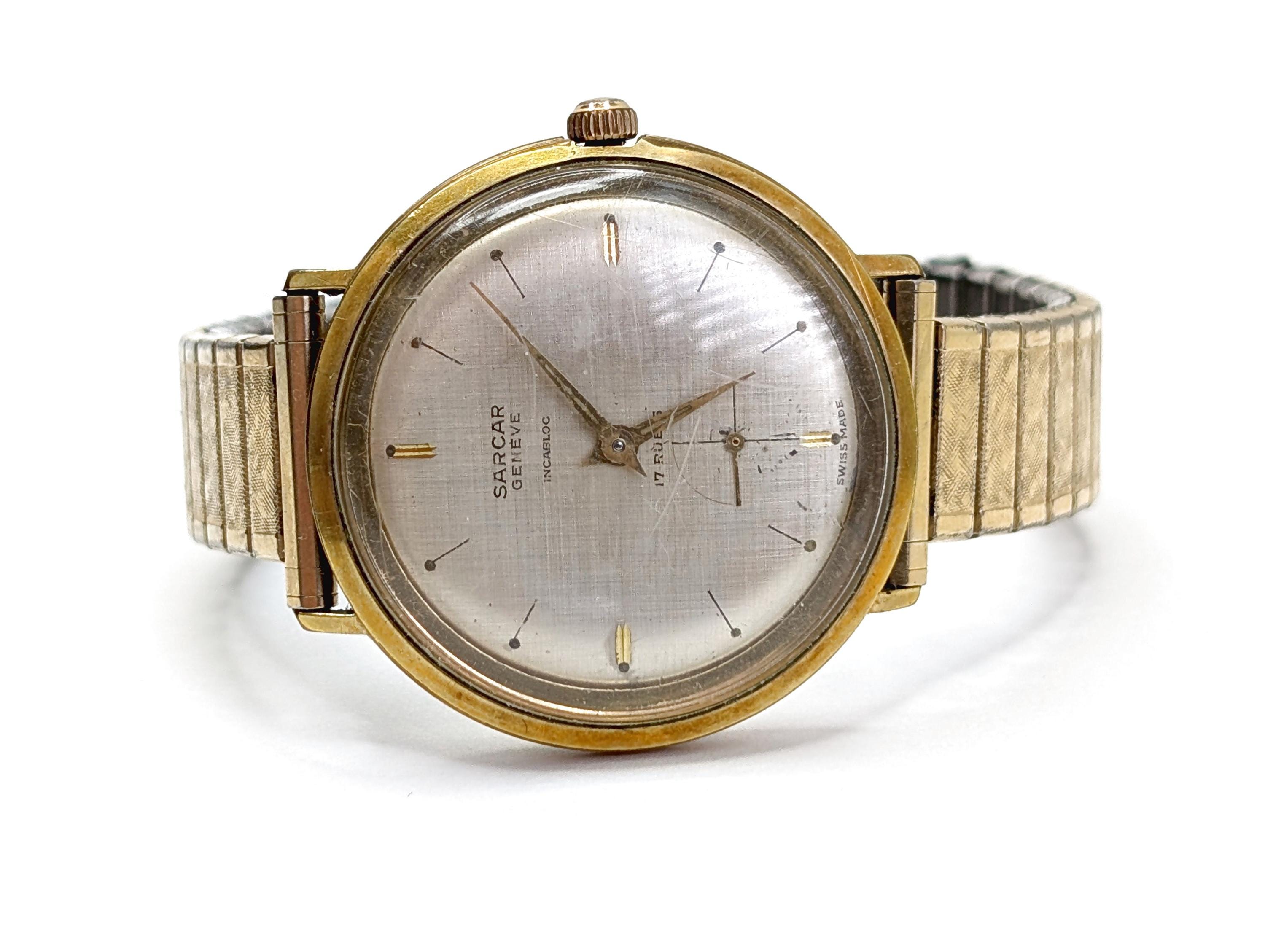 ヴィンテージ サルカー ジュネーブ スイス製腕時計：17石 手巻き式