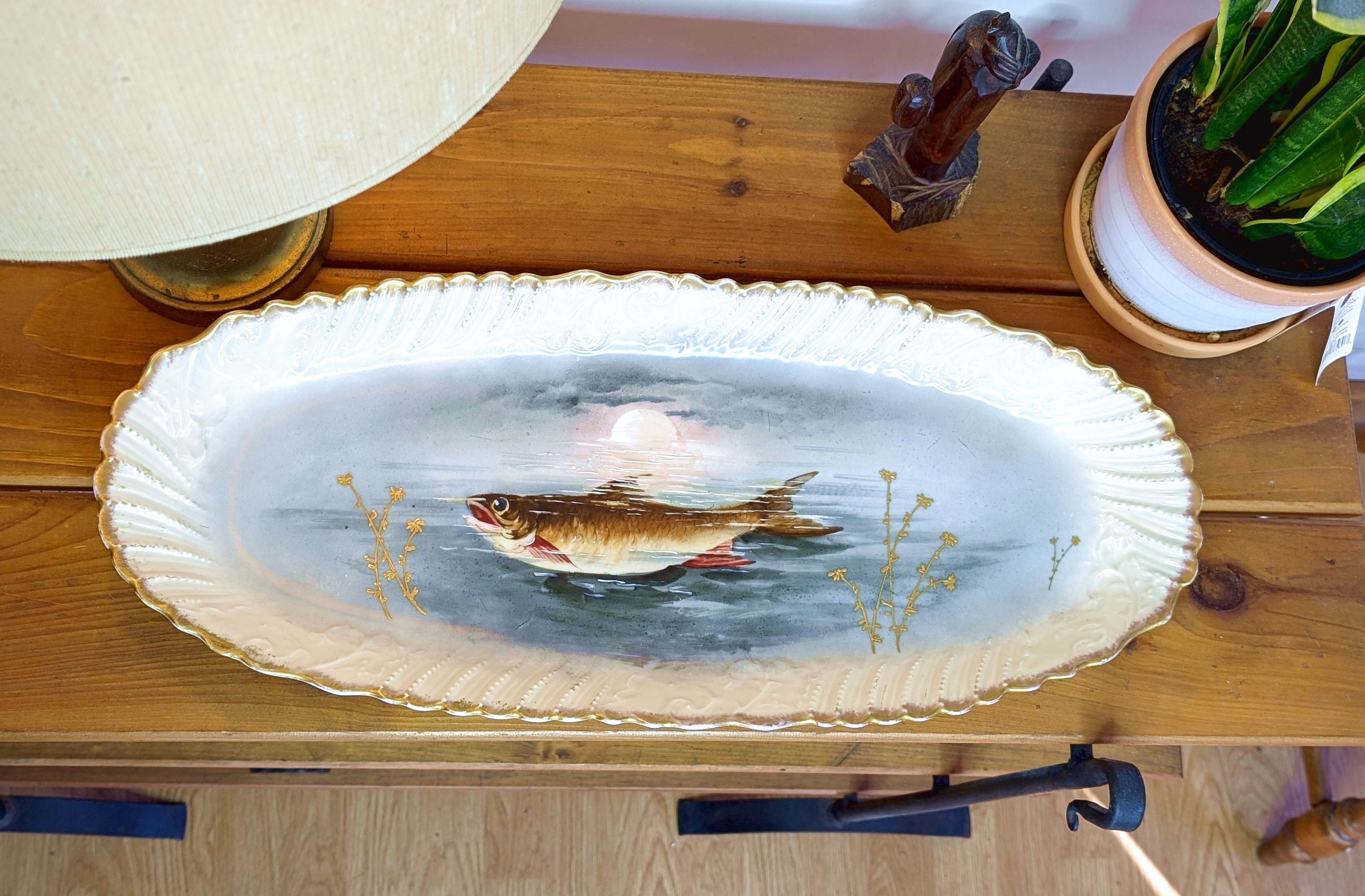 アメリカ/カリフォルニア　アンティーク　大皿 アメリカ/カリフォルニアアンティーク大皿