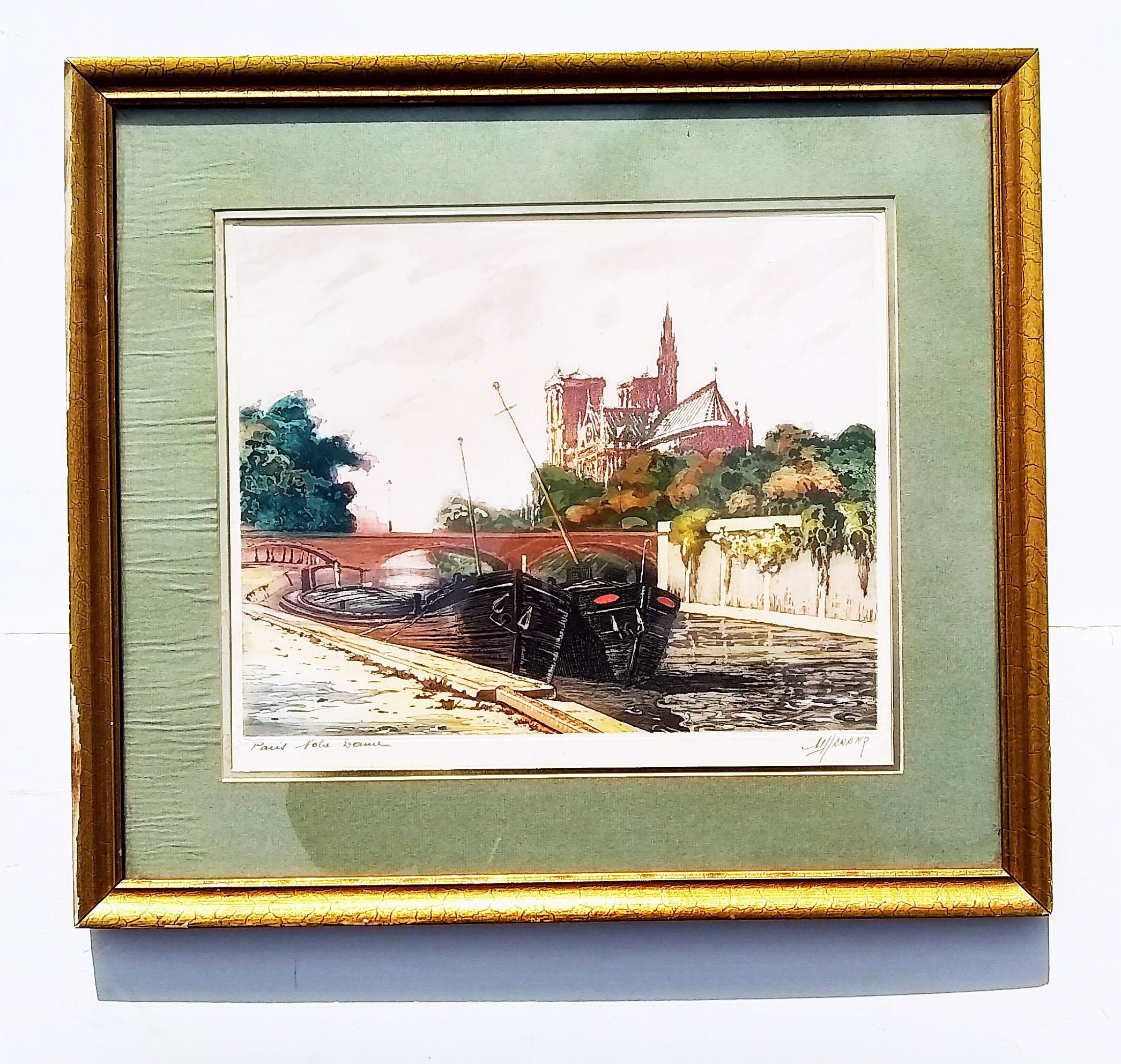 marcel harang 「on the bench」 Marcel Harang listed Sur le banc-free shipping