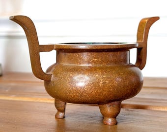 中国の金銅製三脚香炉 - Etsy 日本