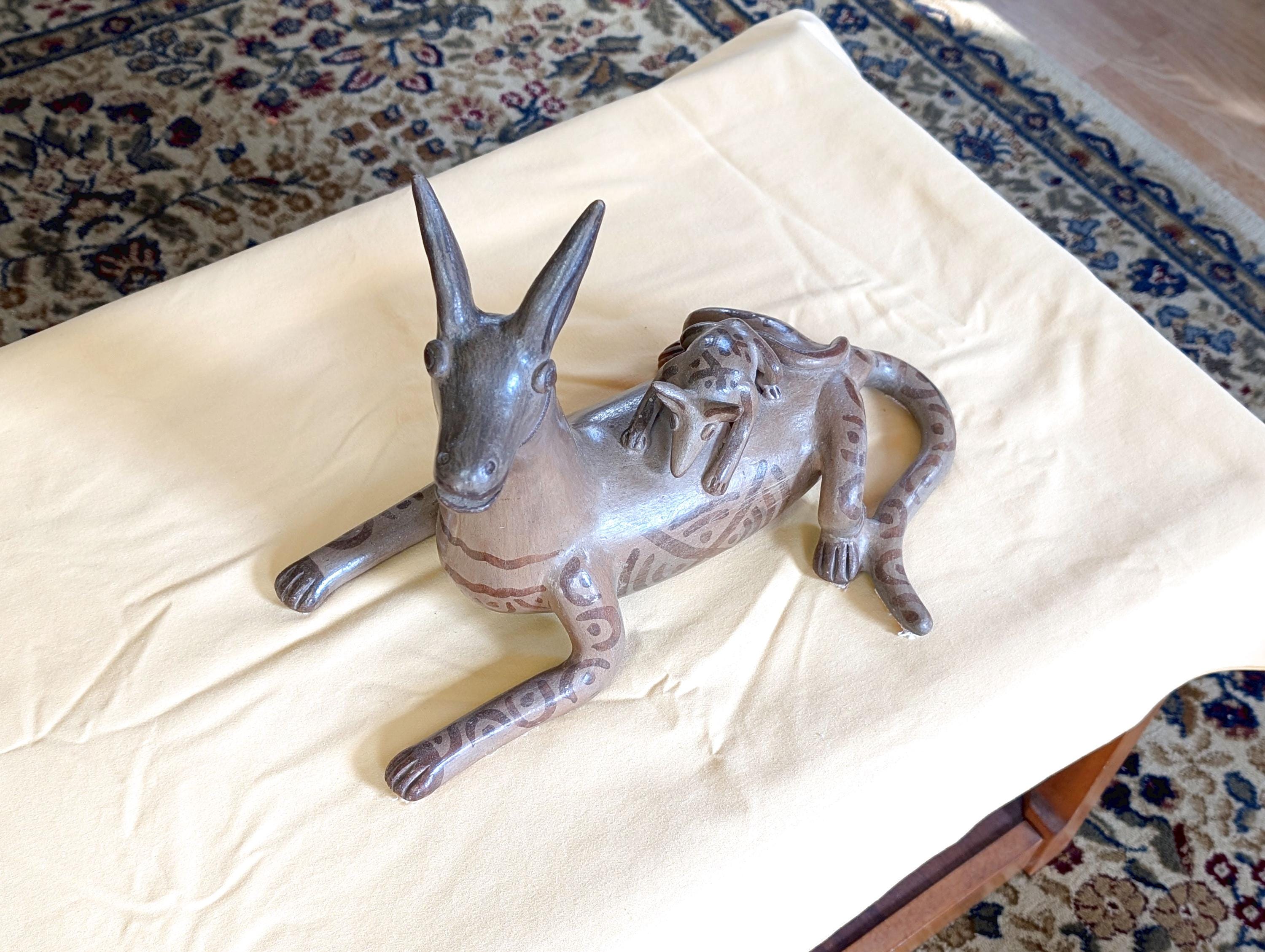 工芸品 Heron Martinez Mendoza pottery HERON MARTINEZ MENDOZA (ATTRB) POTTERY CANDELABRUM sold at