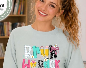 Teacher Back to School Shirt, Bruh We Back Teacher Tee, Funny First Day of School Shirt, Teacher Sweatshirt, Hoodie, Long Sleeve Tee