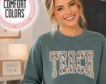 Teacher Shirt, Teach Tee, Comfort Colors Shirt, Retro Teacher Sweatshirt, Teacher Hoodie, Teacher Gift