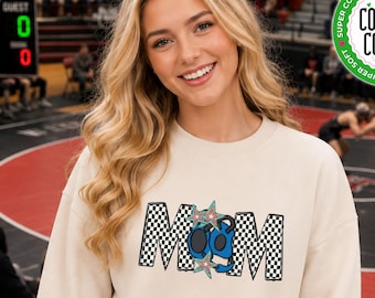 Camiseta para mamás luchadoras, estilo Comfort Colors, regalo para mamás luchadoras, camiseta para torneos de lucha libre, sudadera con capucha de lucha libre