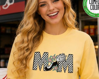 Camiseta para mamás atletas, camiseta estilo Comfort Colors, regalo para mamás atletas, camiseta para mamás corredoras, sudadera para el día de la competencia.