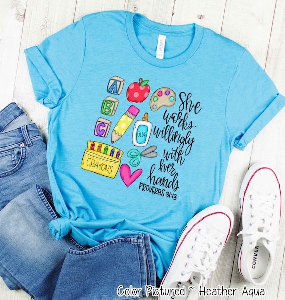 She Works Willingly With Her Hands T Shirt She Works Willingly With Her Hands T Shirt