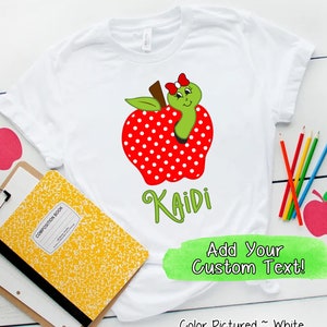 Personalized Back To School Shirt, Toddler Back to School, Girls Kindergarten Shirt, Back to School, Pre K Shirt, First Day of School Shirt