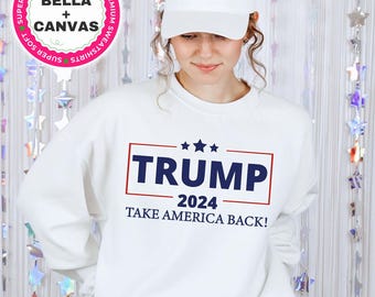 Sudadera Trump 2024, suéter pro Trump, camiseta "Recuperemos a Estados Unidos", camiseta pro Estados Unidos, sudadera republicana con capucha, regalos republicanos, regalos patrióticos