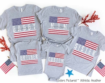 4th of July Family Shirts, Matching 4th of July Shirts, 4th of July Family Matching Tees, Patriotic Family Shirt, Independence Day Shirt