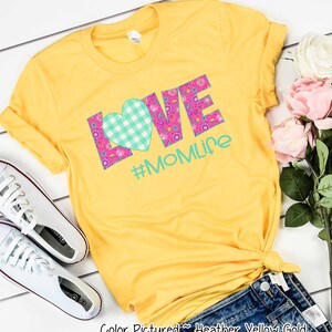 Floral Love Life Mom Shirt, Custom Mom Shirt, Mom Cute T Shirt, Gift For Mom, Mothers Day Gift For Her, New Mom Gift, Christmas Gift