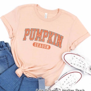 Fall Shirts, Fall Tees, Retro Pumpkin Season Shirt, Thanksgiving Tee, Cute Fall Shirts, Fall Graphic Tees, Women&#39;s Fall Tee, Family Matching