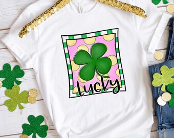 Lucky St Patrick's Day Shirt, Shamrock Shirt, Saint Patricks Day Shirt, St Paddys Day Shirt, Saint Patricks Day Family Matching Shirt