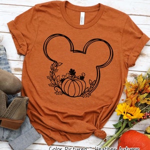 Fall Shirts, Fall Tees, Mouse Vacation Shirt, Thanksgiving Tee, Cute Fall Shirts, Fall Graphic Tees, Women&#39;s Fall Tee, Family Matching Shirt