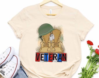 Veteran Shirt, Military Shirt,4th of July Shirt, Military Gift, Military Boots Shirt, Independence Day Shirt, American Flag, Freedom Shirt