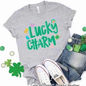 Lucky Charm St Patrick's Day Shirt, Shamrock Shirt, Saint Patricks Day Shirt, St Paddys Day Shirt, Saint Patricks Day Family Matching Shirt image 3