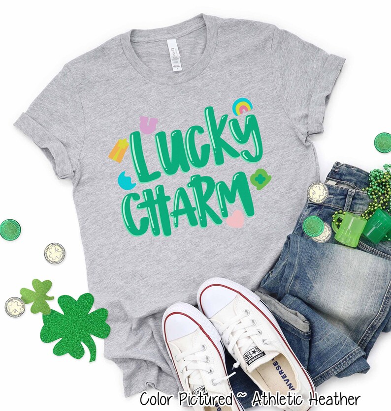 Lucky Charm St Patrick's Day Shirt, Shamrock Shirt, Saint Patricks Day Shirt, St Paddys Day Shirt, Saint Patricks Day Family Matching Shirt image 3