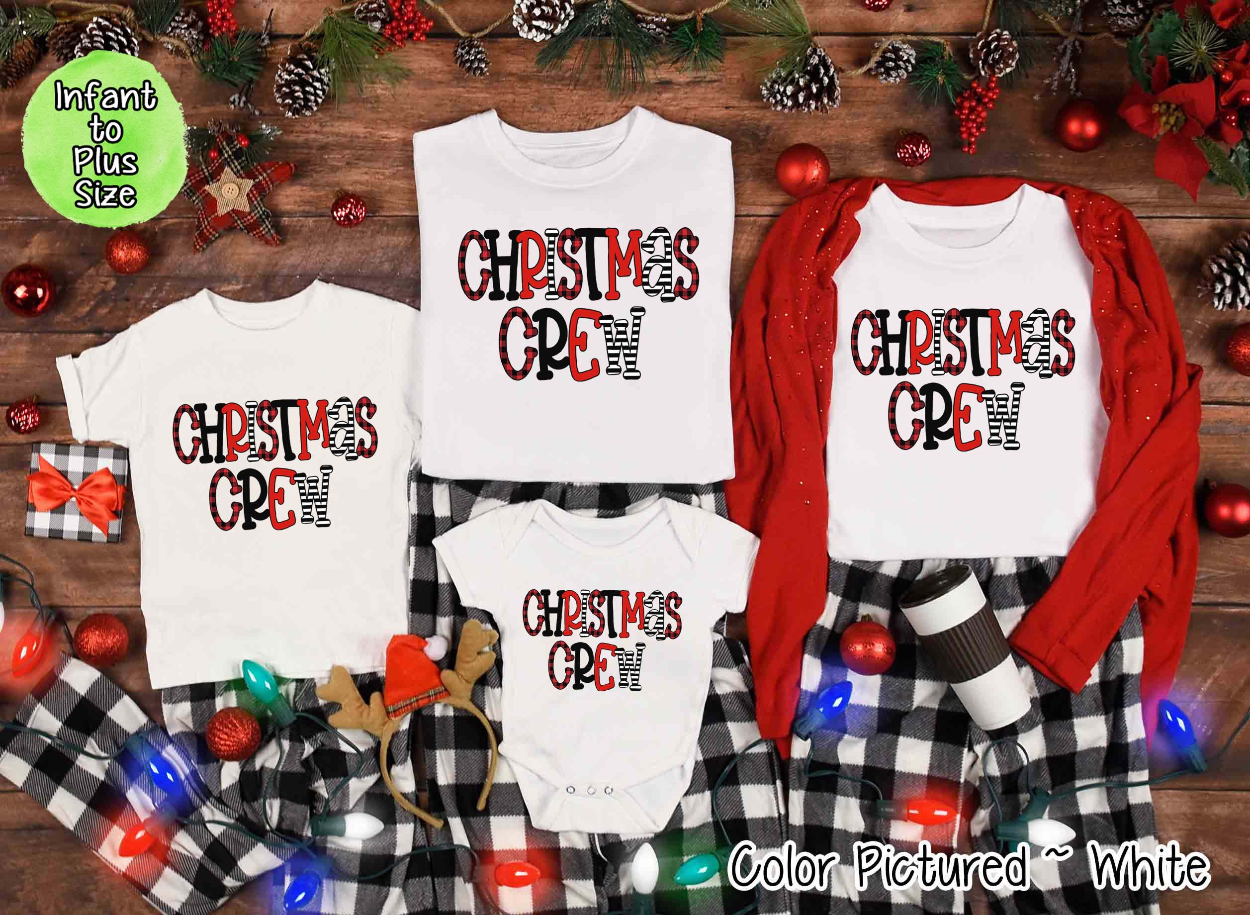 Christmas Crew Shirt, Family Christmas Shirts, Family Christmas Pajama Shirt, Christmas Shirts, Christmas Shirts For Family PJ Shirts