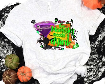 Momster Halloween Shirt, Cute Halloween Shirt, Funny Halloween Tee, Halloween Party Shirt for Her, Matching Halloween Shirts