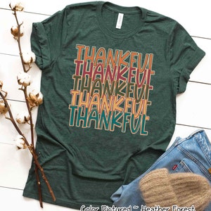 Fall Shirts, Fall Tees, Thankful Shirt, Thanksgiving Tee, Cute Fall Shirts, Fall Graphic Tees, Women&#39;s Fall Tee, Family Matching Shirt