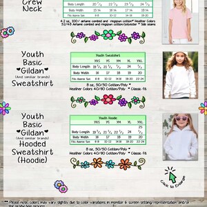 The image is a collage of several images featuring young girls wearing different types of youth clothing, including hoodies and sweatshirts.