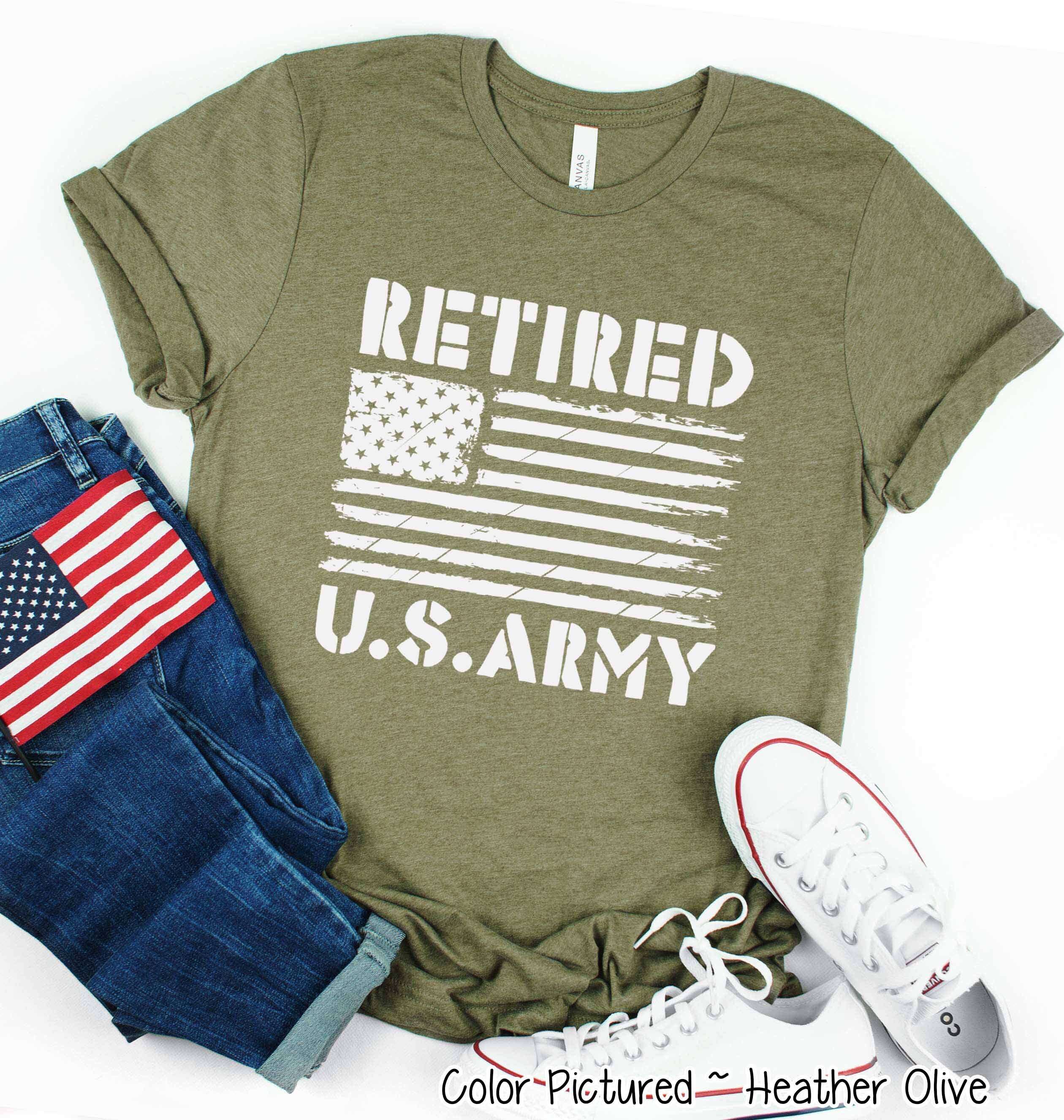 Retired Us Army Veteran T-Shirt Retired Us Army Veteran T-Shirt