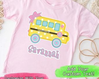 Camiseta personalizada para la vuelta al cole, camiseta para niños pequeños para la vuelta al cole, camiseta para niñas de jardín de infancia, camiseta para la vuelta al cole, camiseta para preescolar, camiseta para el primer día de clase
