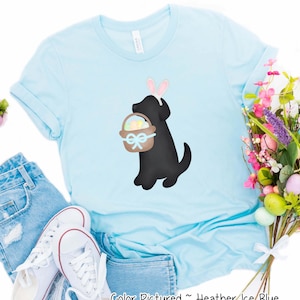 Black Lab Easter Shirt - Dog Mom Tee, Sweatshirt, or Hoodie for Women