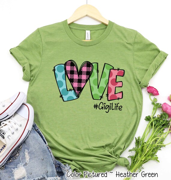 Mom Love Nanny Life Mimilife Heart Floral Gift T-Shirt Mom Love Nanny Life Mimilife Heart Floral Gift T-Shirt