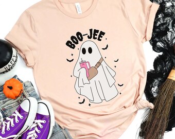Chemise fantôme d'Halloween, chemise Boo Jee, T-shirt BooJee, T-shirt fantôme effrayant, pull fantôme de la saison effrayante, chemise Spooky Vibes, cadeaux d'Halloween