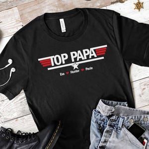Anpassad t-shirt, fars dag-topp pappa topp pappa, present till pappa pappa män, personliga presenter, grafisk t-shirt, födelsedagspresent, julklapp