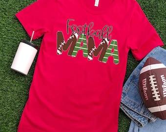 Doodle Fußball Mama Shirt, süßes Fußball Mama Shirt, Fußballspiel Tag Shirt, Sport Mama T-Shirt, Fußball Mama Shirt, Mama Fußball Saison T-Shirt