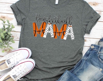 Doodle Basketball Mom Shirt, Mom Basketball Tee, Cute Basketball Shirt, Mama Basketball Season, Sports Mom Tee, Basketball Game Day Shirt