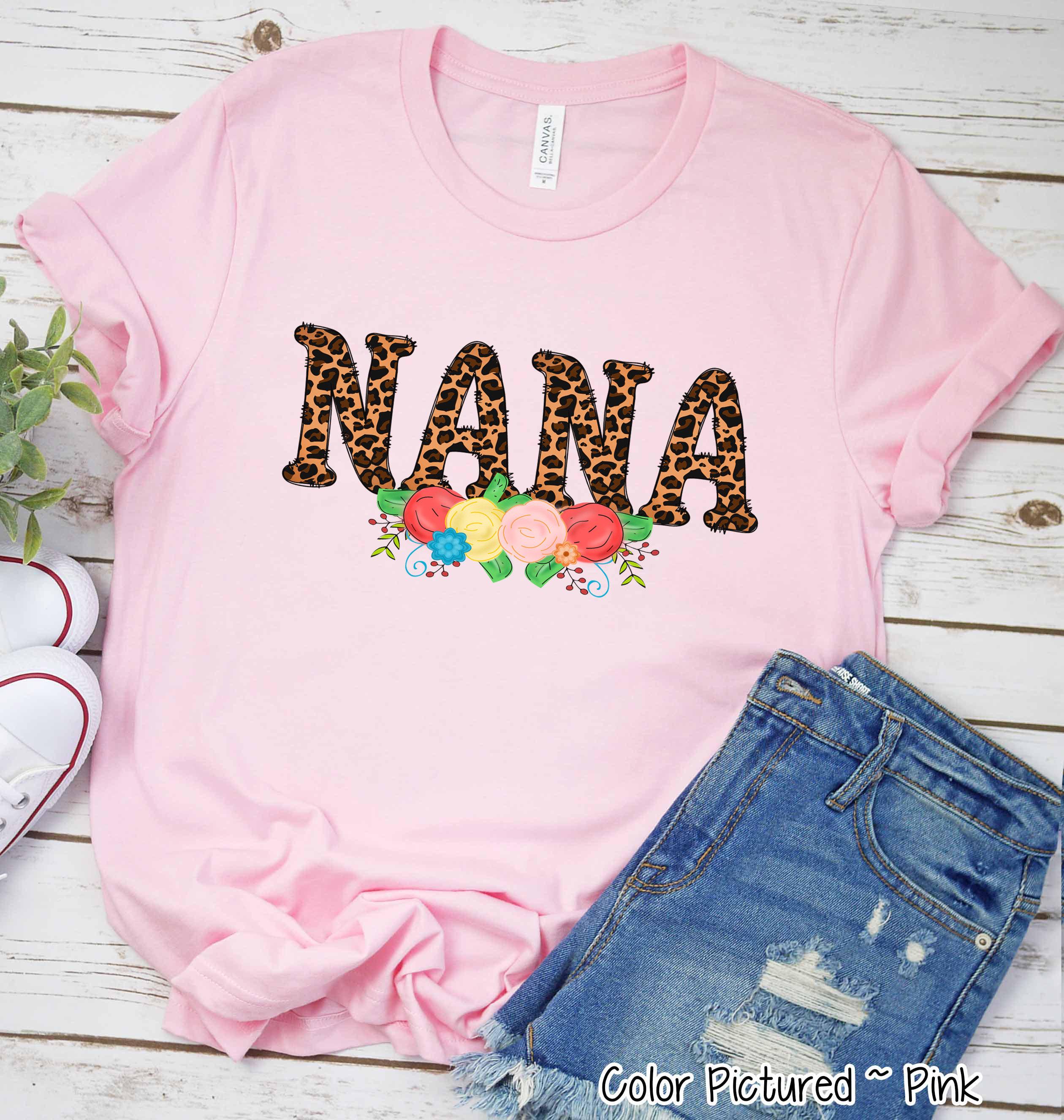 Leopard Print Nana Shirt: Tee, Sweatshirt, Hoodie - Etsy Leopard Print Nana Shirt: Tee, Sweatshirt, Hoodie - Etsy