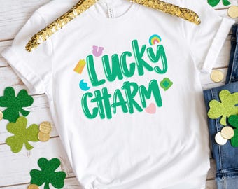 Lucky Charm St Patrick's Day Shirt, Shamrock Shirt, Saint Patricks Day Shirt, St Paddys Day Shirt, Saint Patricks Day Family Matching Shirt