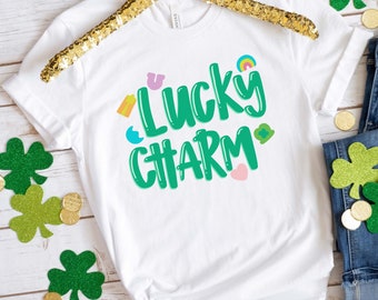 Lucky Charm St Patrick&#39;s Day Shirt, Shamrock Shirt, Saint Patricks Day Shirt, St Paddys Day Shirt, Saint Patricks Day Family Matching Shirt