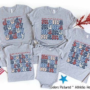 4th of July Family Shirts, Matching 4th of July Shirts, 4th of July Family Matching Tees, Patriotic Family Shirt, Independence Day Shirt