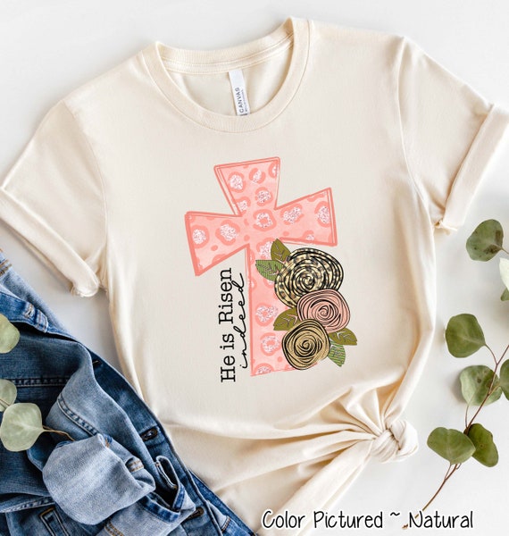 He Is Risen Indeed Bleached Tee He Is Risen Indeed Bleached Tee