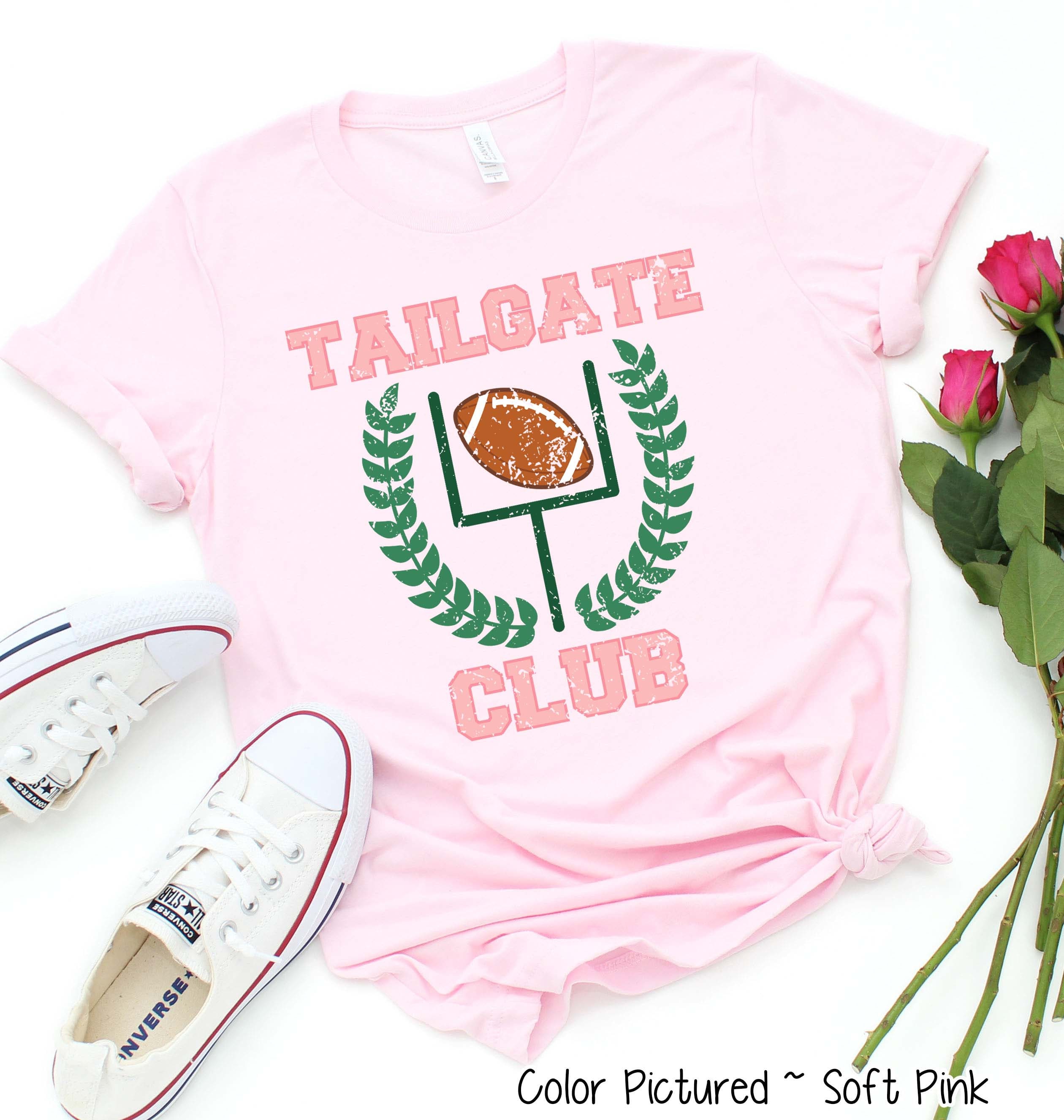 Preppy Tailgate Club Shirt Football Shirt Gameday Tee Shirt Football Tailgate Shirt Football Mom Shirt College Football fall Sweatshirt Etsy UK