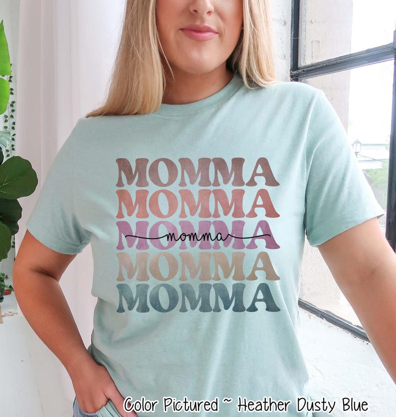 Retro Momma Shirt: Short Sleeve Tee, Sweatshirt, or Hoodie image 2