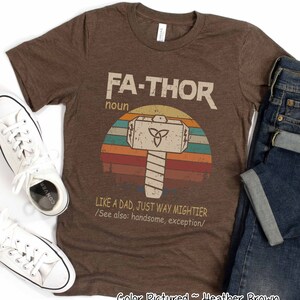Fathor Shirt, Fathers Day Shirt, Noun Like A Dad, Just Way Mightier, Funny Dad Shirt, Fathor Definition Shirt, Father&#39;s Day Gift, Daddy Hero
