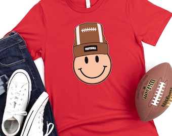 Süßes Fußball-Shirt, Retro-Fußballspiel-Shirt, Spieltag-Shirt, Fußball-T-Shirts, Tailgate-Shirt, Fußballfan-Shirt, Schulgeist-Shirt
