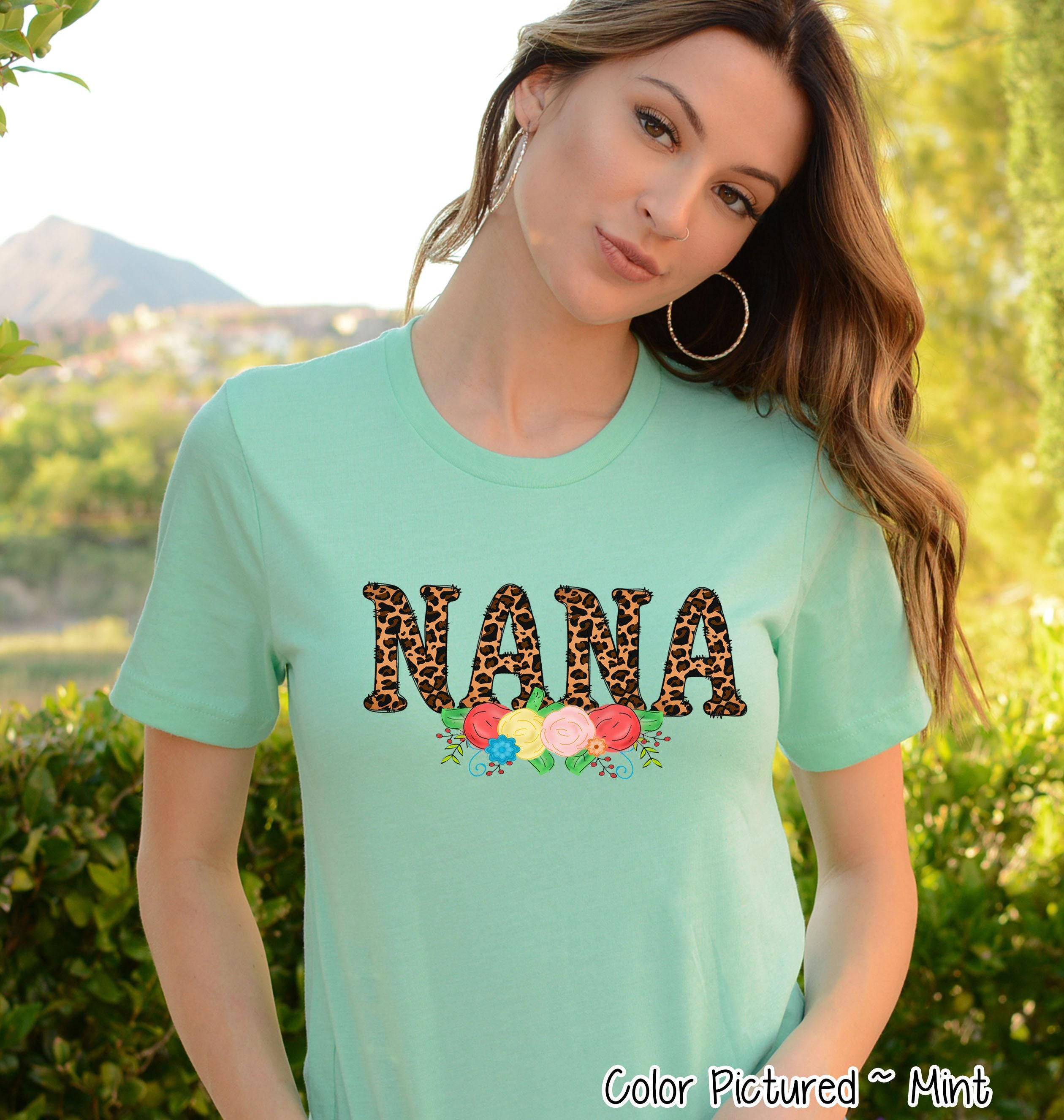 Leopard Print Nana Shirt: Tee, Sweatshirt, Hoodie - Etsy