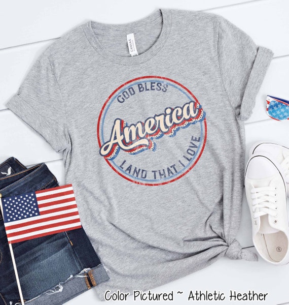 God Bless America Flag Shirt 4th Of July Independence Day God Bless America Flag Shirt 4th Of July Independence Day