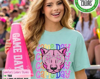 Jaguar Game Day Shirt, Jaguar School Spirit Shirt, Comfort Colors Tee, Sweatshirt, Hoodie, Football, Cheer, Band Spirit Wear